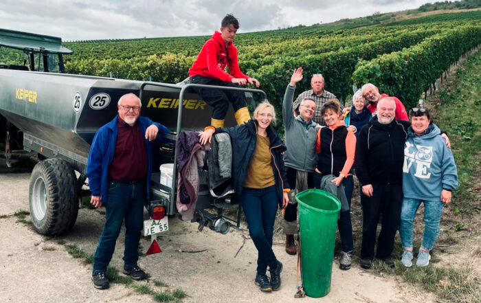 Wiesbachtal Orchester bei Weinlese 2024